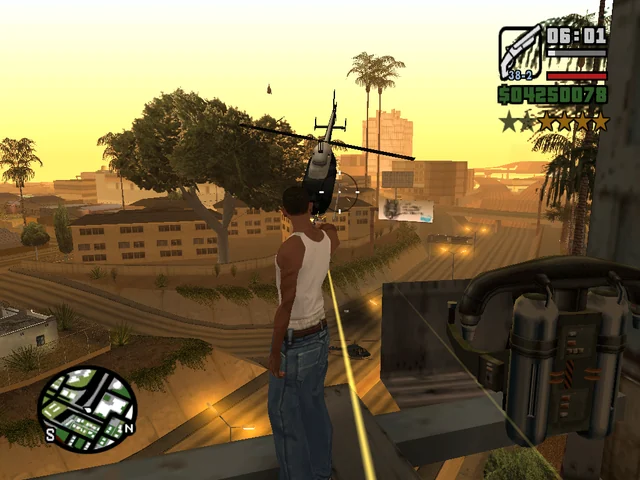 Grand Theft Auto: San Andreas gameplay screenshot for Sony Playstation 2