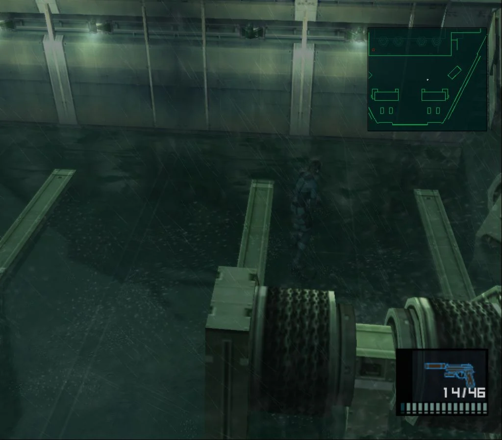 Metal Gear Solid 2: Sons of Liberty gameplay screenshot for Sony Playstation 2