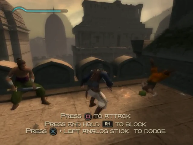 Prince of Persia: The Sands of Time gameplay screenshot for Sony Playstation 2