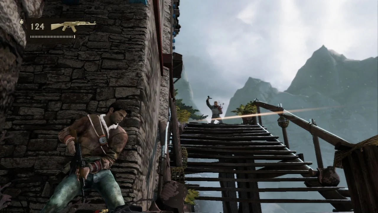 Uncharted 2: Among Thieves gameplay for PlayStation 3