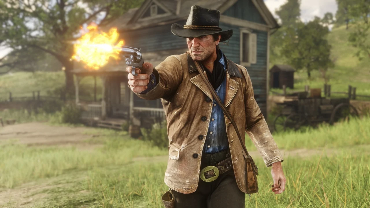 Red Dead Redemption 2 gameplay on PlayStation 4