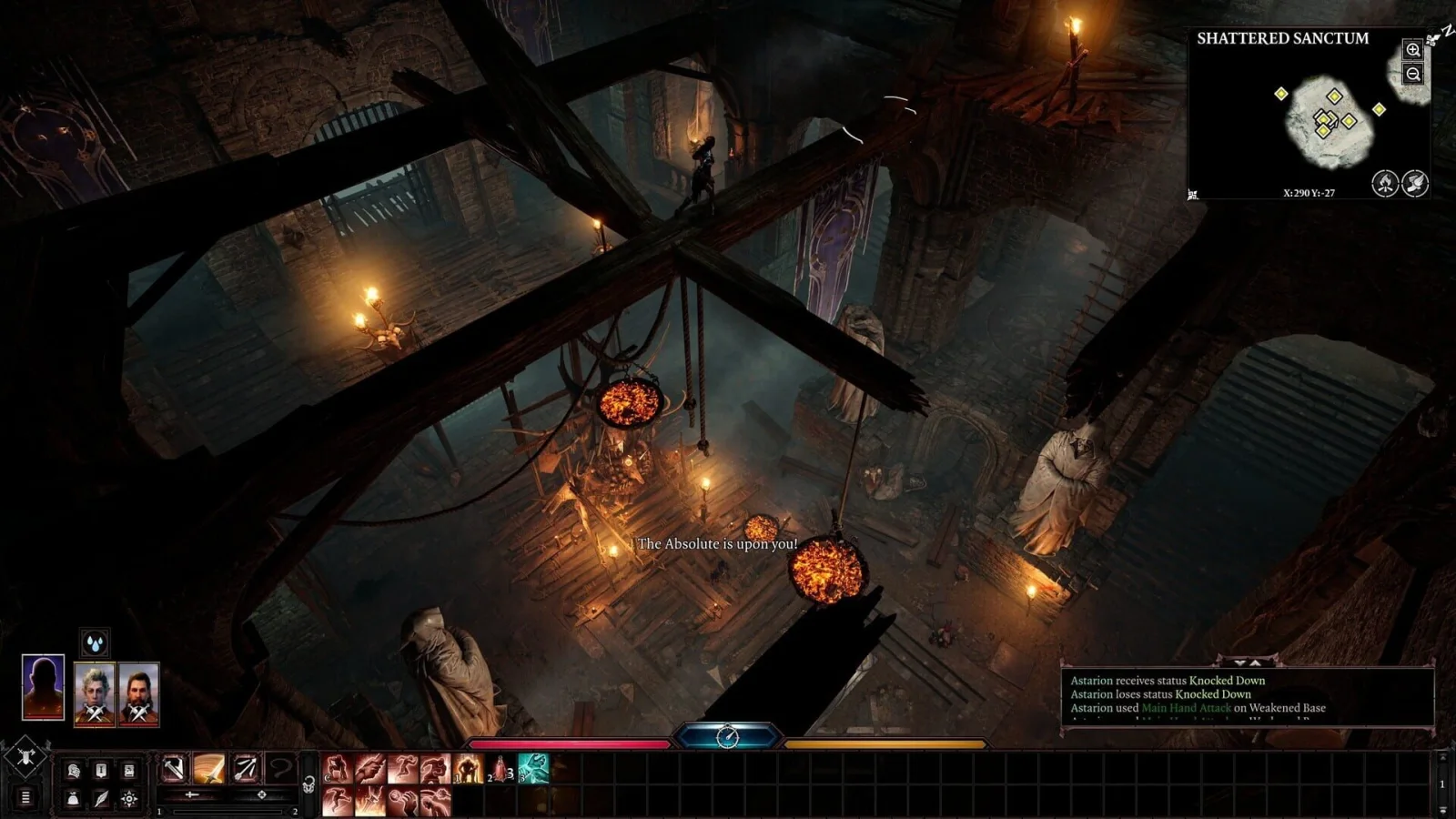 Baldur's Gate 3 gameplay on PS5