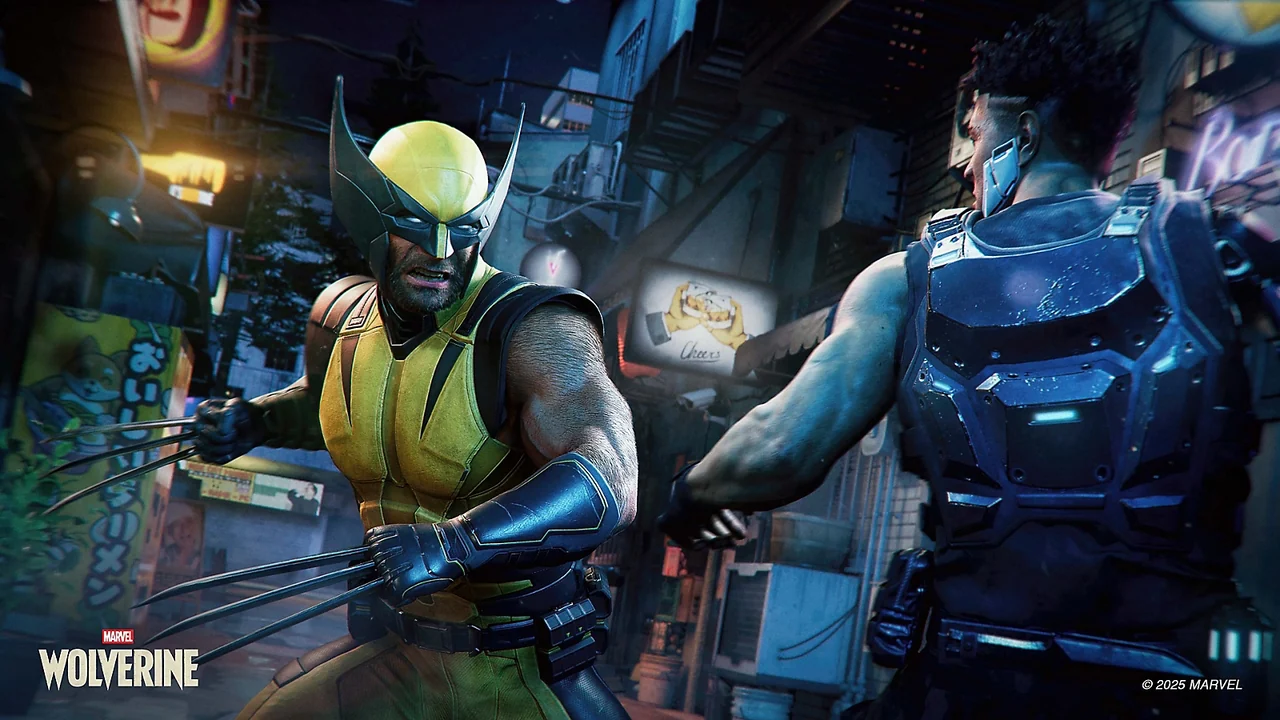Wolverine fighting a Reaver in Marvel's Wolverine