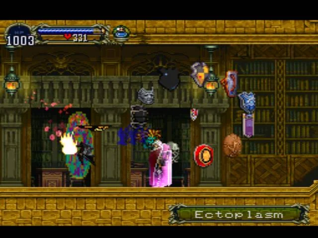 Castlevania: Symphony of the Night gameplay screenshot for Sony Playstation