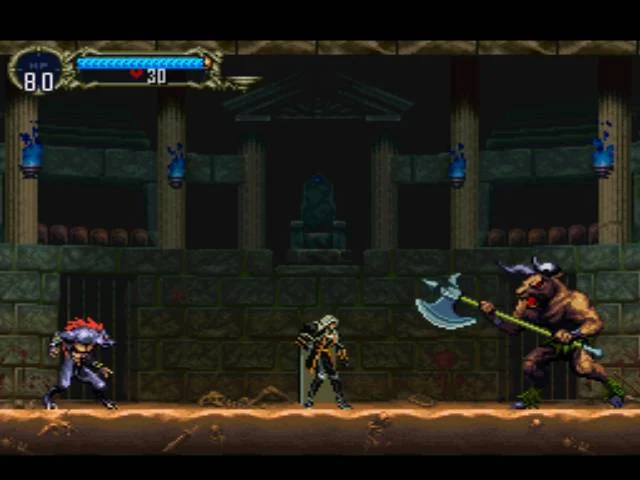 Castlevania: Symphony of the Night gameplay screenshot for Sony Playstation