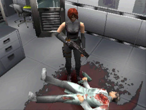 Dino Crisis gameplay screenshot for Sony Playstation