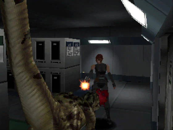 Dino Crisis gameplay screenshot for Sony Playstation