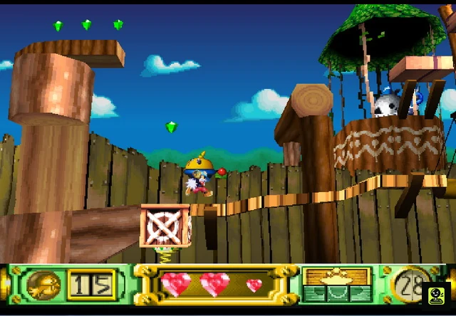 Klonoa: Door to Phantomile gameplay screenshot for Sony Playstation