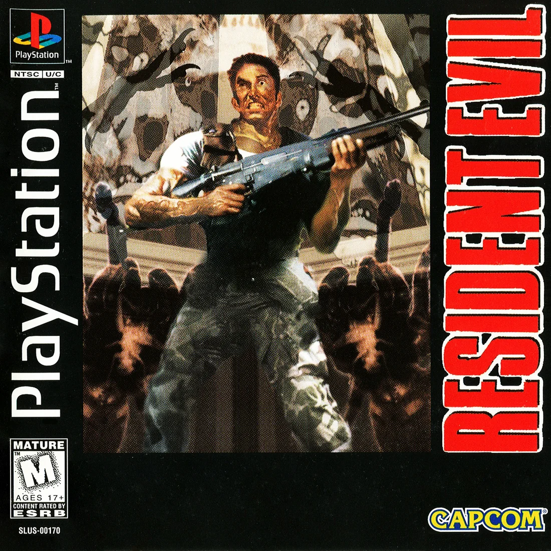 Resident Evil box cover for Sony Playstation