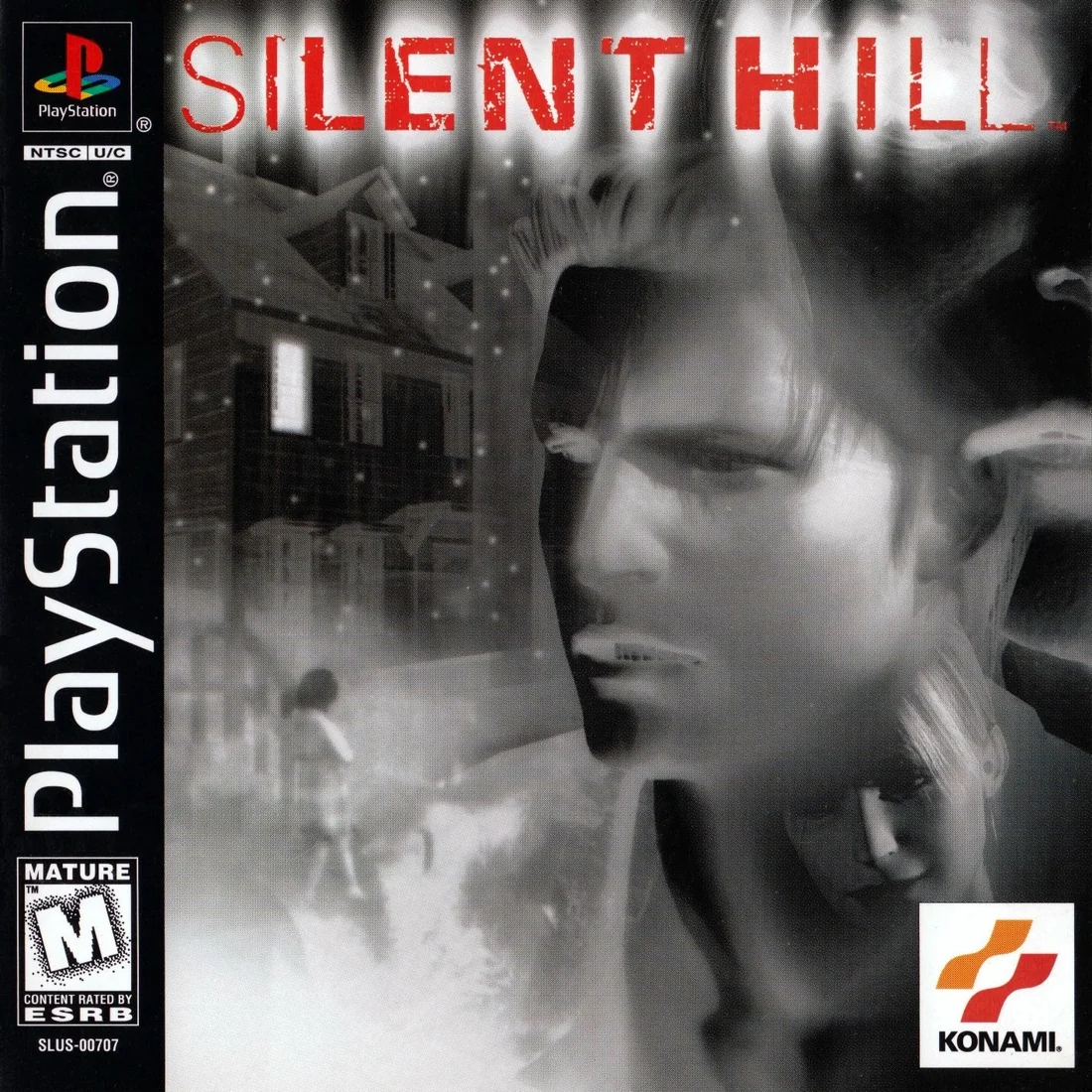 Silent Hill box cover for Sony Playstation