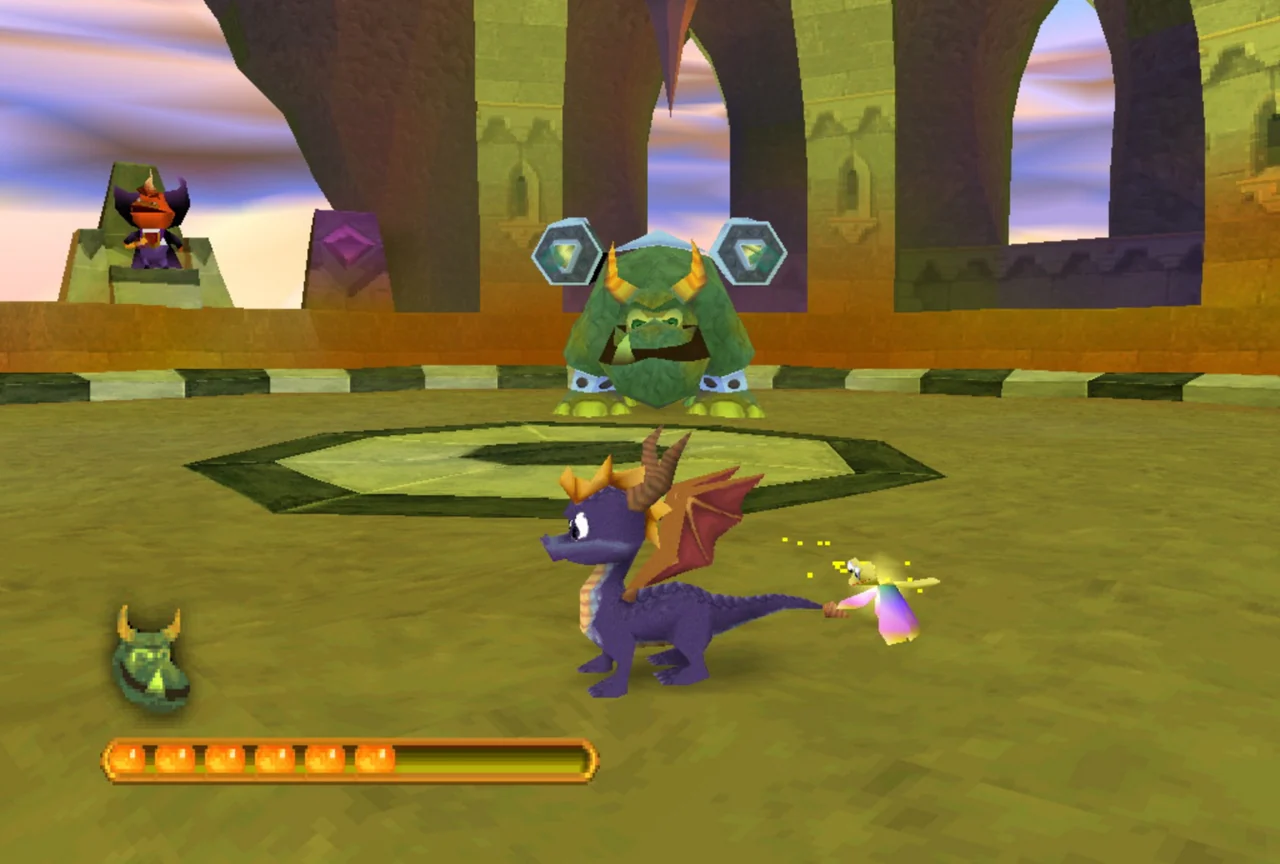 Spyro 2: Ripto's Rage! gameplay screenshot for Sony Playstation