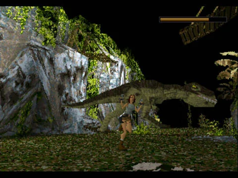 Tomb Raider gameplay screenshot for Sony Playstation