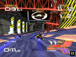 Wipeout XL gameplay screenshot for Sony Playstation