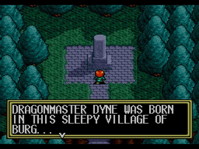 Lunar: The Silver Star gameplay screenshot for Sega CD