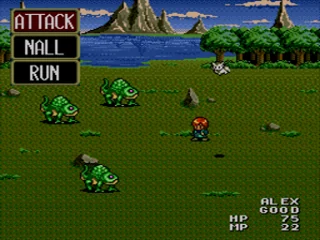 Lunar: The Silver Star gameplay screenshot for Sega CD