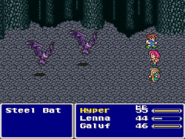 Final Fantasy V gameplay screenshot for Super Nintendo Entertainment System
