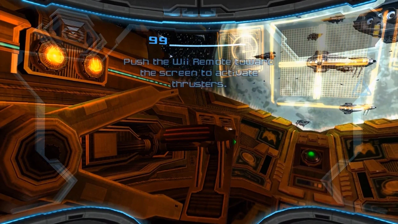 Metroid Prime 3: Corruption gameplay screenshot for Nintendo Wii