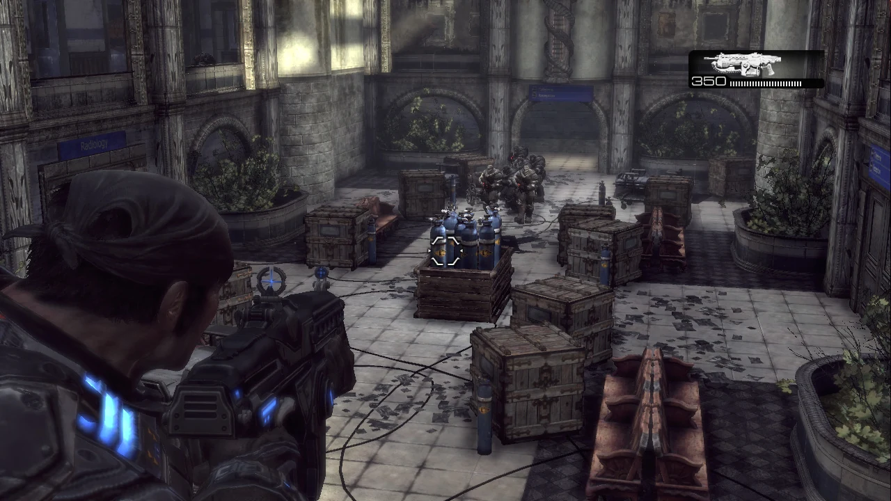 Gears of War 2 gameplay screenshot for Microsoft Xbox 360