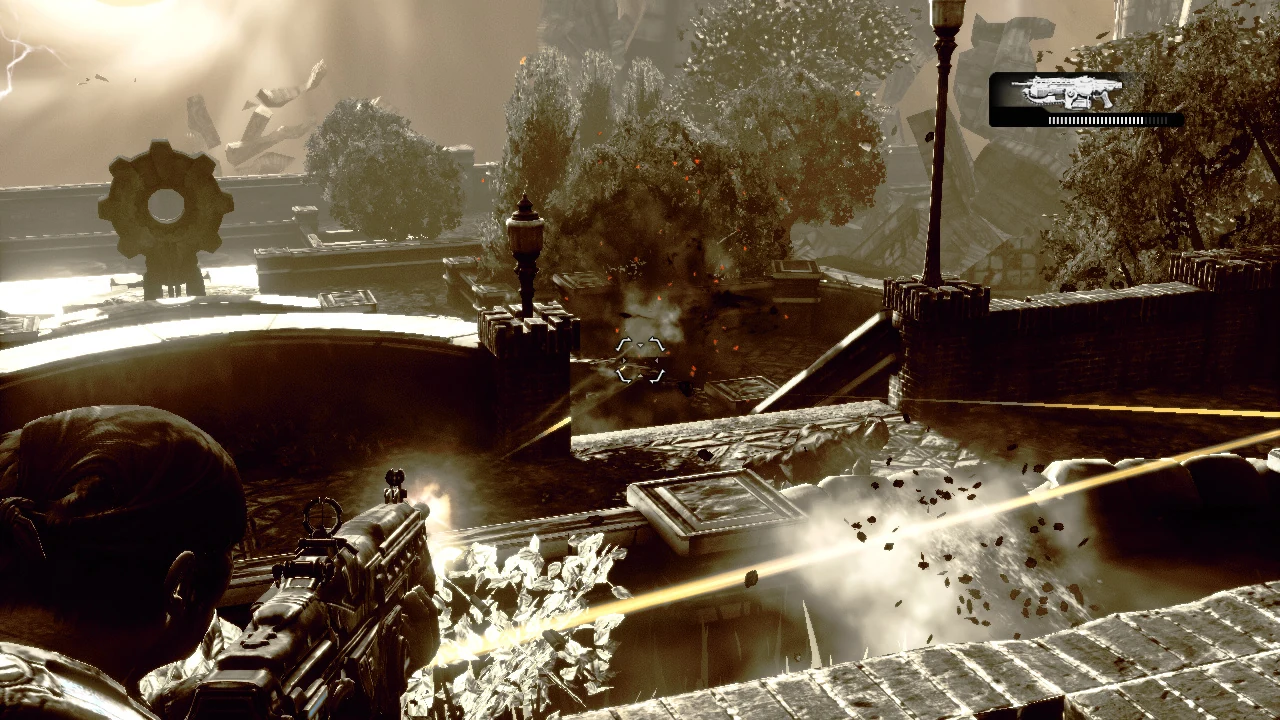 Gears of War 3 gameplay screenshot for Microsoft Xbox 360
