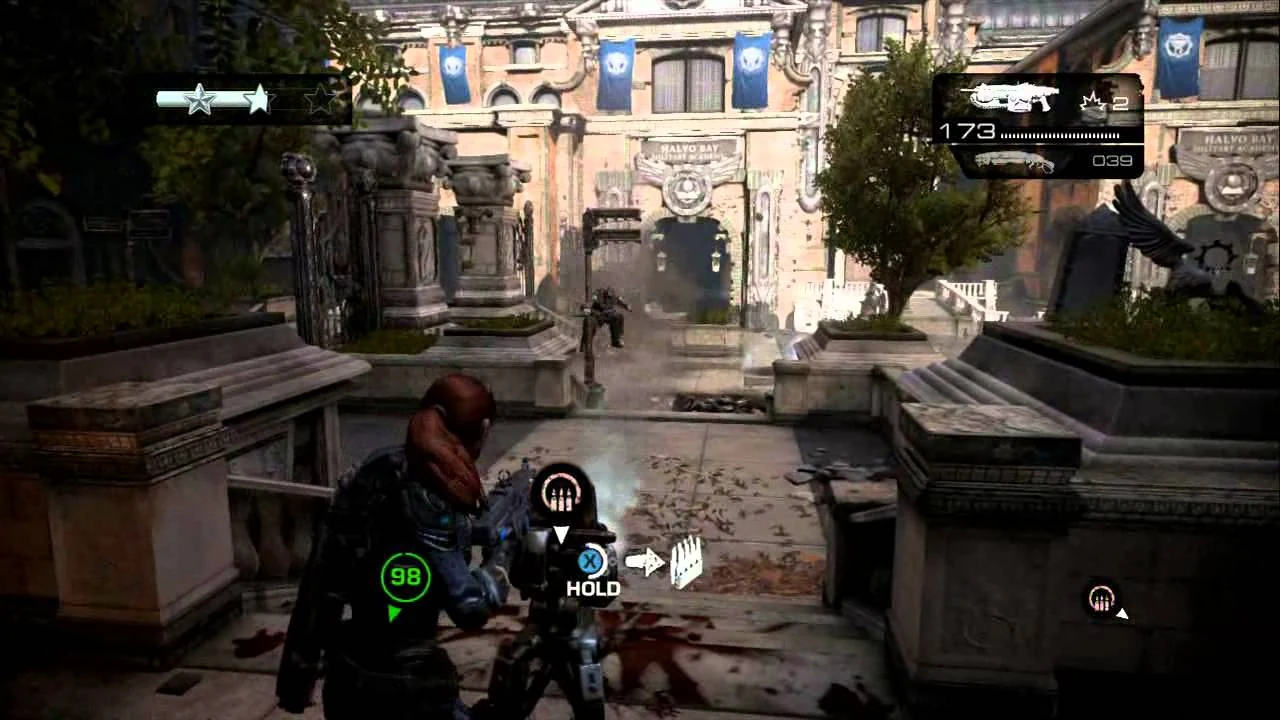 Gears of War gameplay screenshot for Microsoft Xbox 360