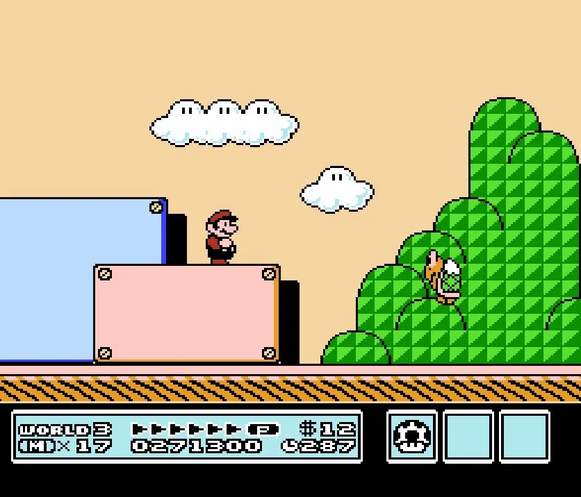 Super Mario Bros. 3 — Nintendo Entertainment System Screenshot - Gameplay