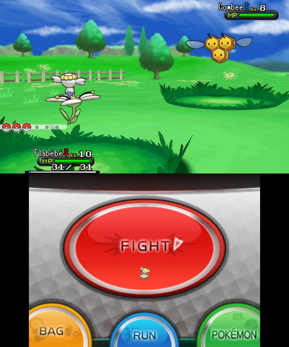 Pokemon X — Nintendo 3DS Screenshot - Gameplay