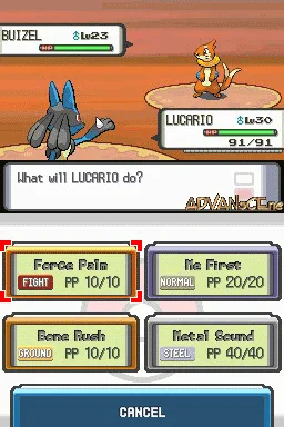 Pokémon Pearl Version — Nintendo DS Screenshot - Gameplay