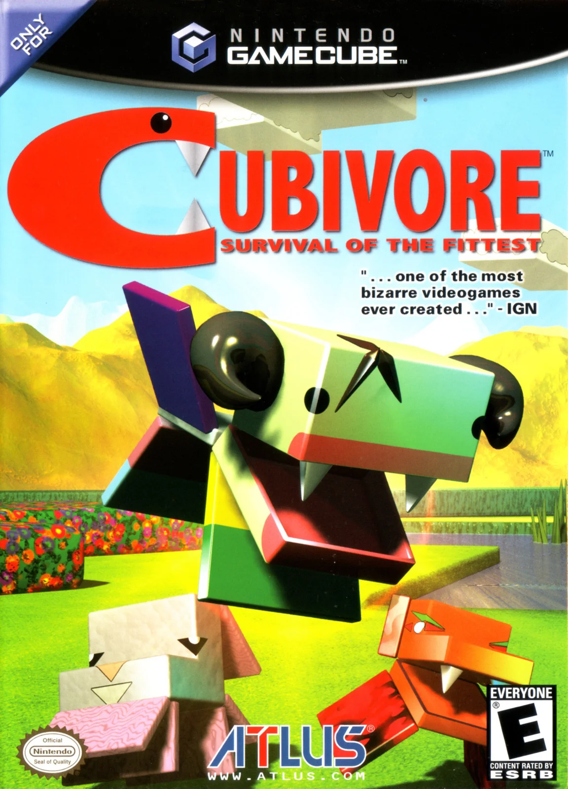 Cubivore: Survival of the Fittest — Nintendo GameCube Box - Front