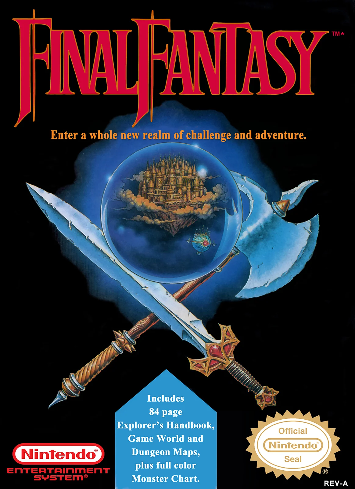 Final Fantasy — Nintendo Entertainment System Box - Front