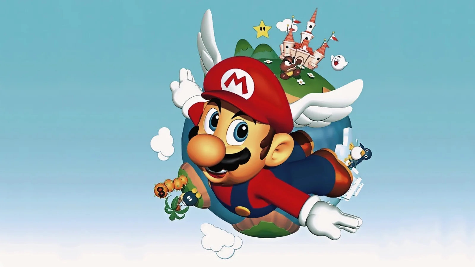 Super Mario 64 — Nintendo 64 Fanart - Background