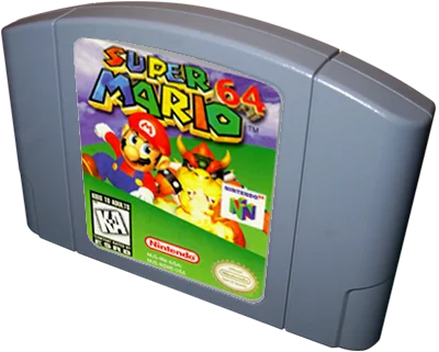 Super Mario 64 — Nintendo 64 Cart - 3D