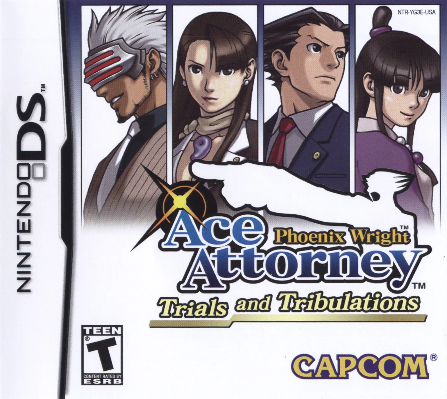 Phoenix Wright: Ace Attorney: Trials and Tribulations — Nintendo DS Box - Front