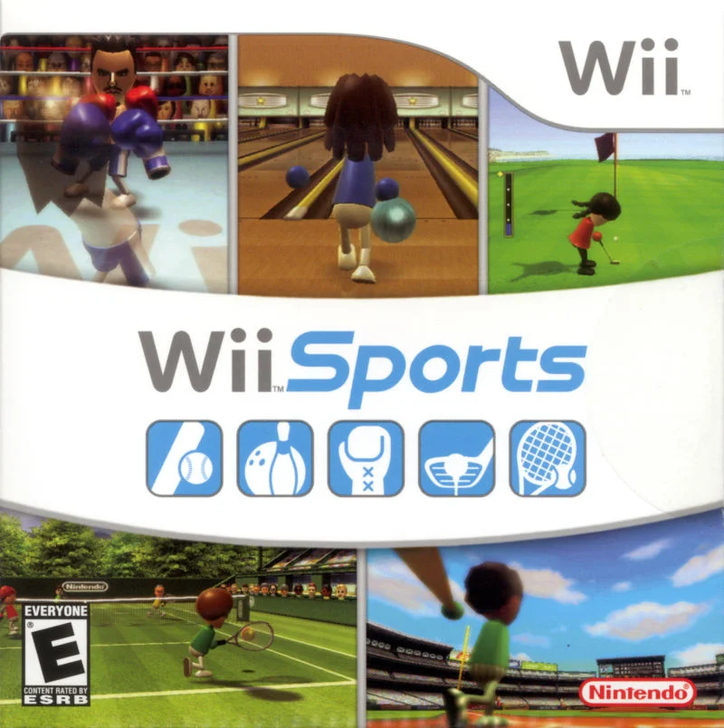 Wii Sports — Nintendo Wii Box - Front