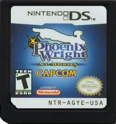 Phoenix Wright: Ace Attorney — Nintendo DS Cart - Front