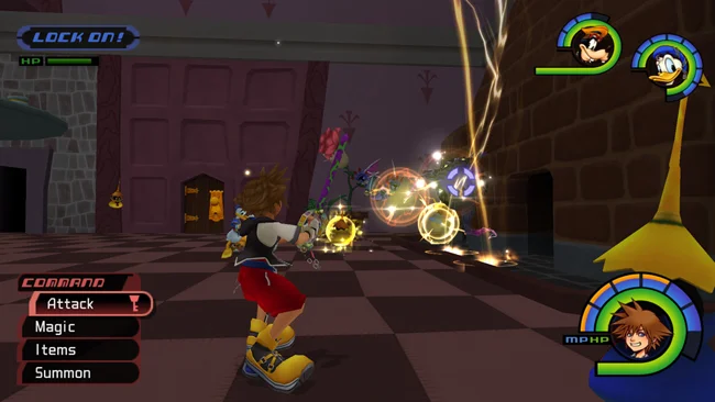 Kingdom Hearts — Sony Playstation 2 Screenshot - Gameplay