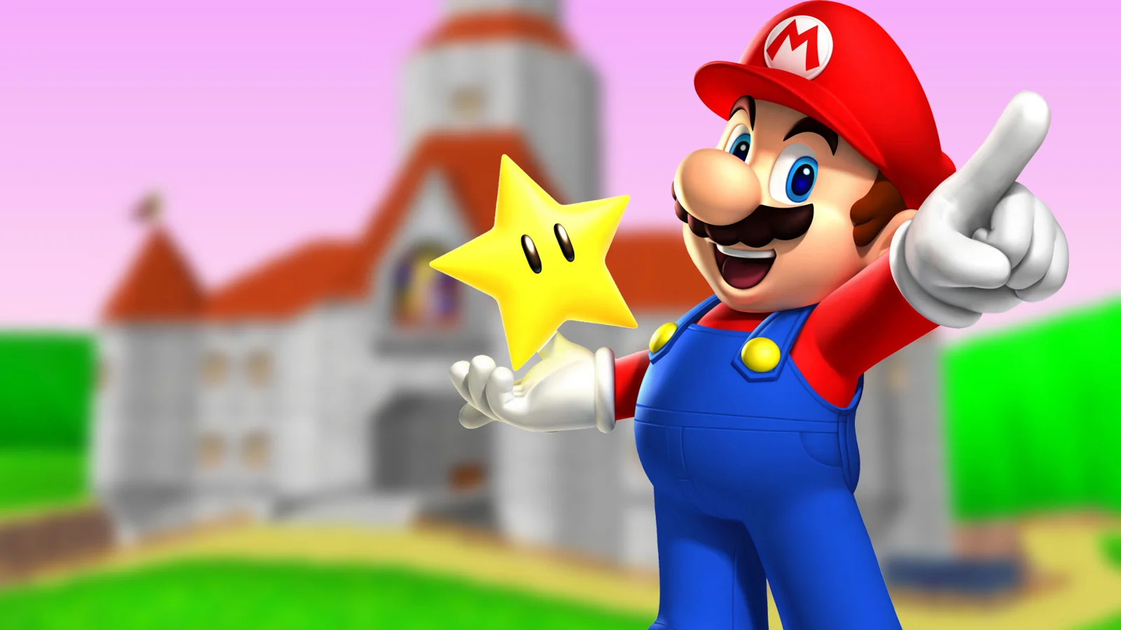 Super Mario 64 — Nintendo 64 Fanart - Background