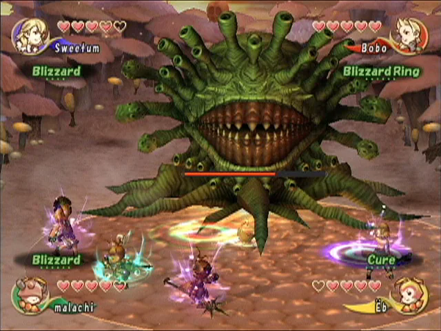 Final Fantasy: Crystal Chronicles gameplay screenshot for Nintendo GameCube